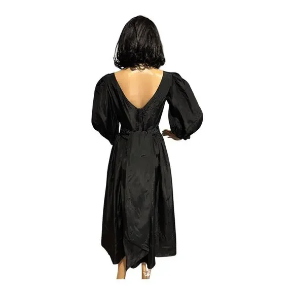Vintage 80's Laura Ashley Black dress puff sleeve made in Ireland size  small is available for purchase on au PAY Market - Imported Goods Online  Store Co.Ltd. | au PAY Market -